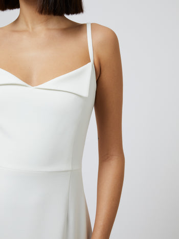 Whisper Foldover Mini Dress