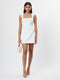 Whisper Foldover Square Neck Mini Dress