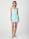 Whisper Foldover Square Neck Mini Dress