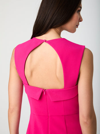 Whisper Foldover Square Neck Mini Dress