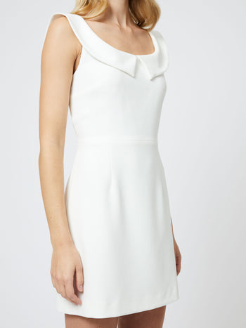 Whisper Collar Mini Dress