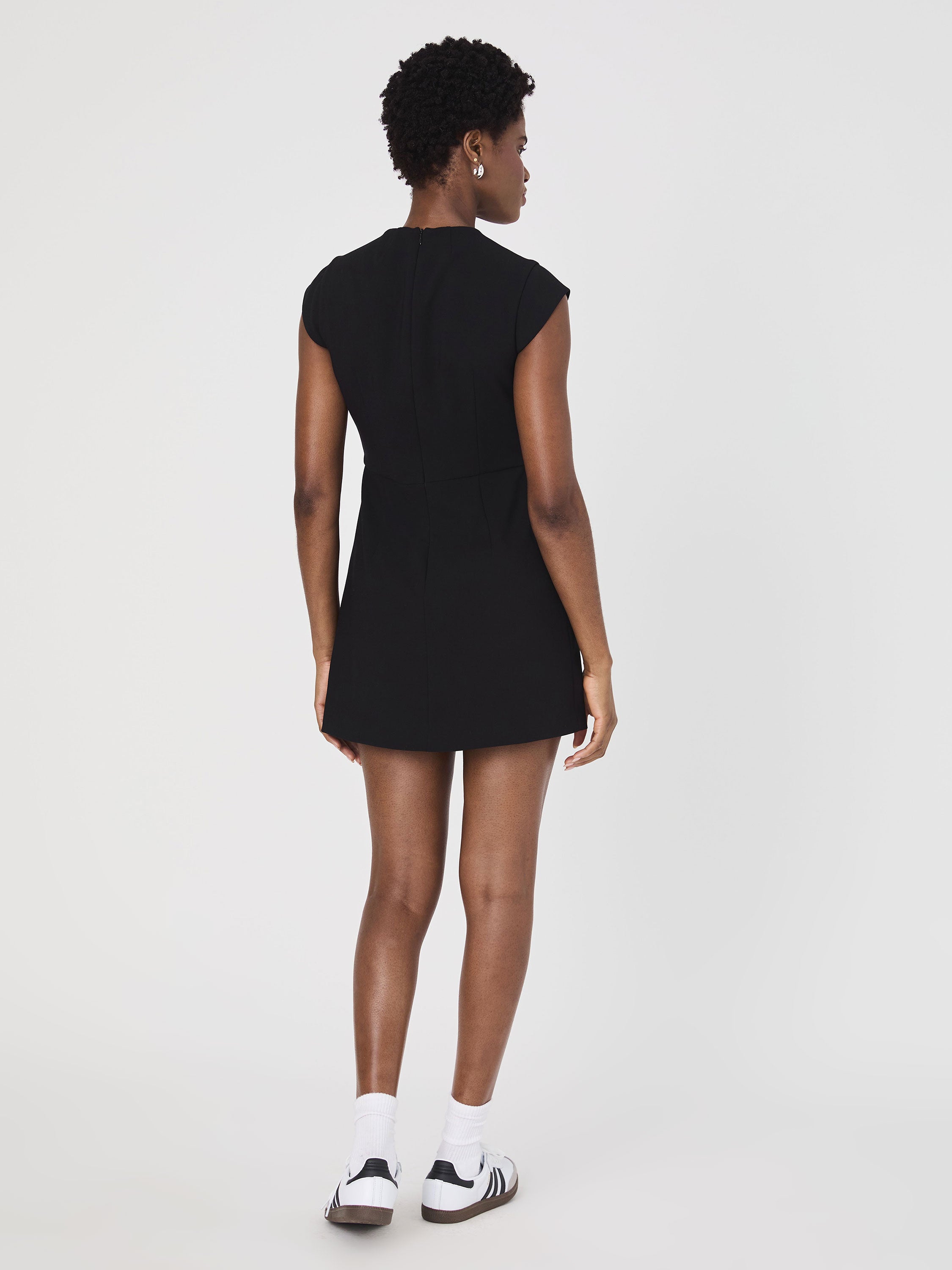 Whisper Mock Neck Mini Dress