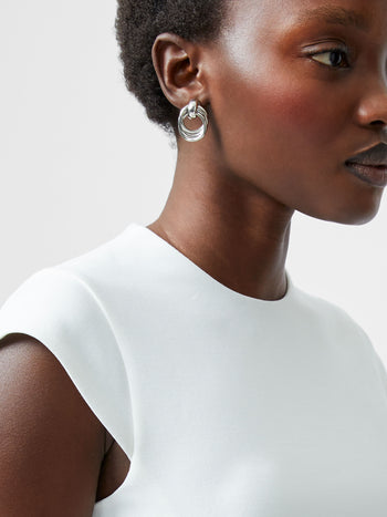 Whisper Mock Neck Mini Dress