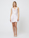 Oona Satin Asymmetrical Mini Dress