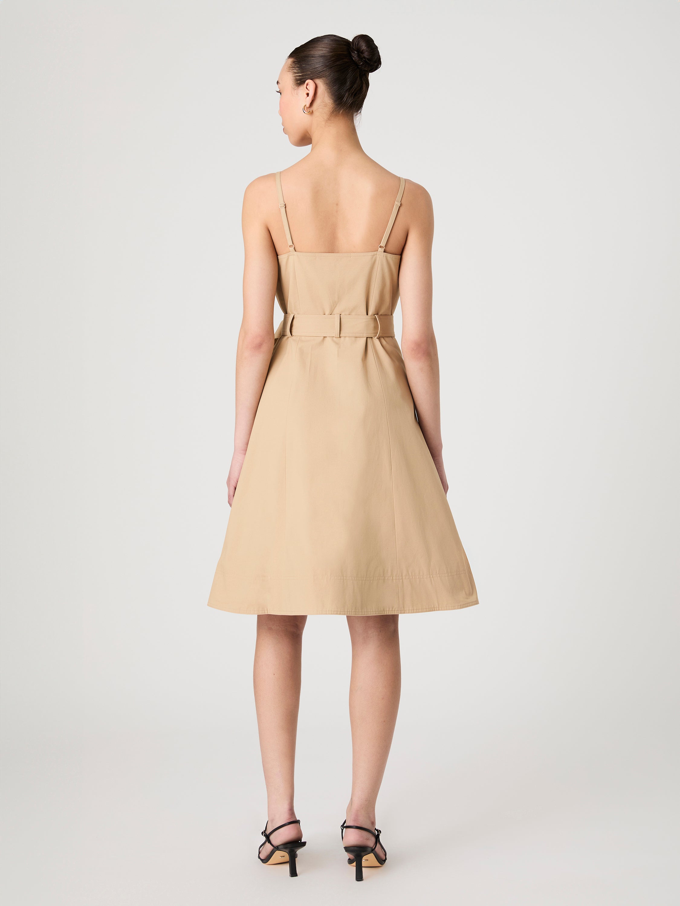 Lightweight Belted Trench Dress