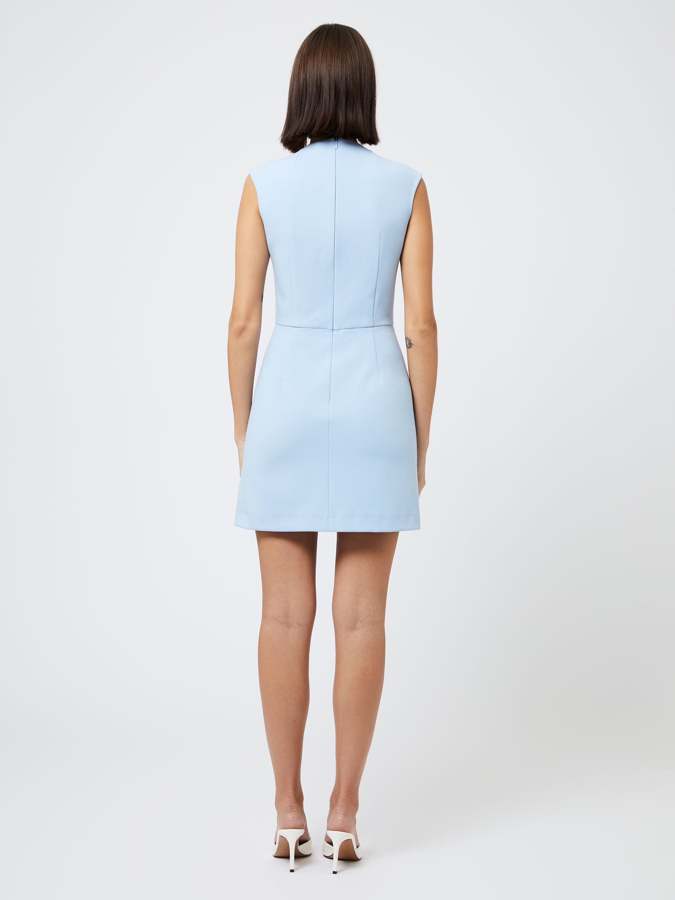Whisper Notched Square Neck Dress