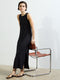 Mia Textured Jersey Long Dress