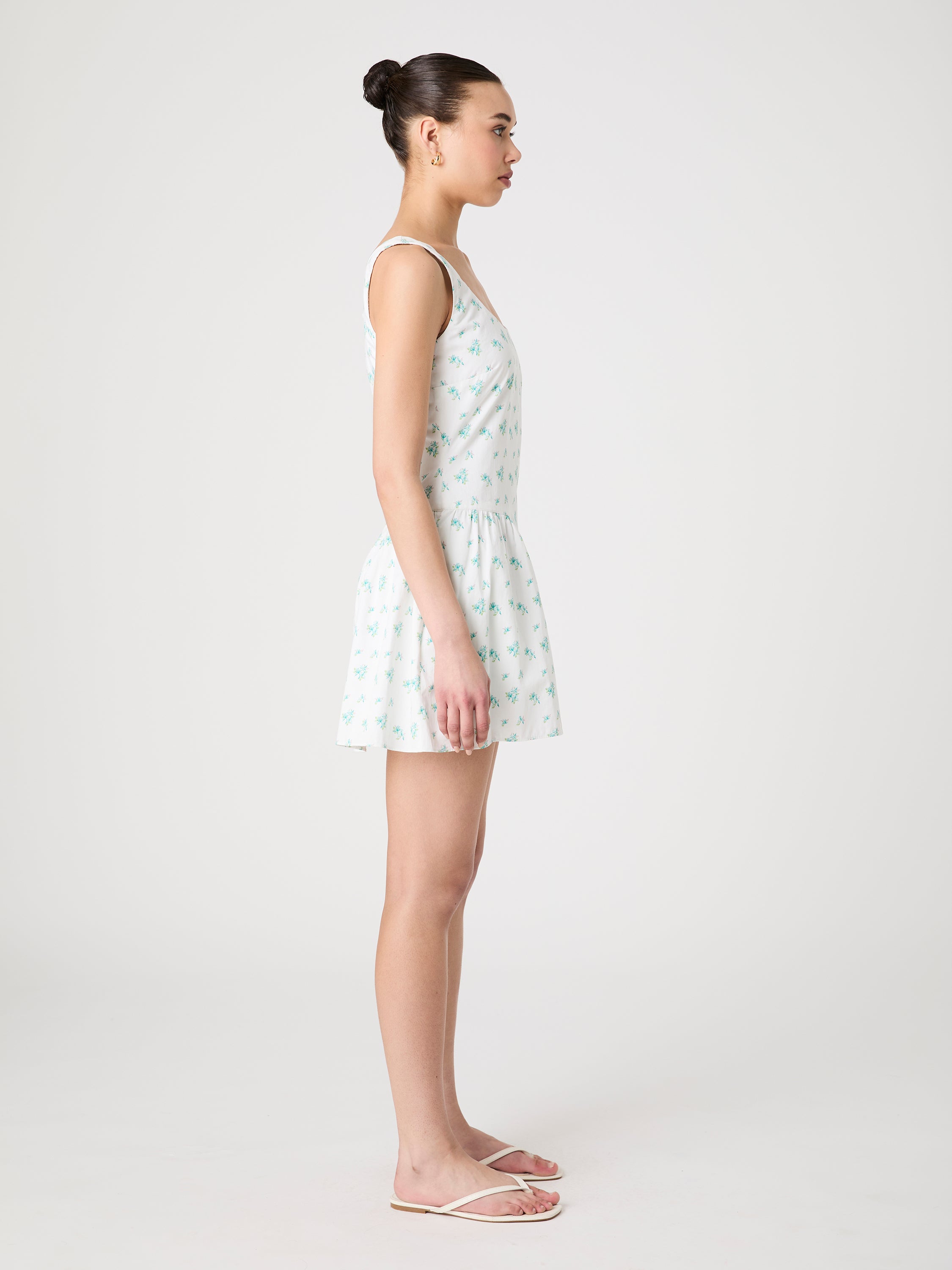 Anna Fleur Ruched Mini Dress