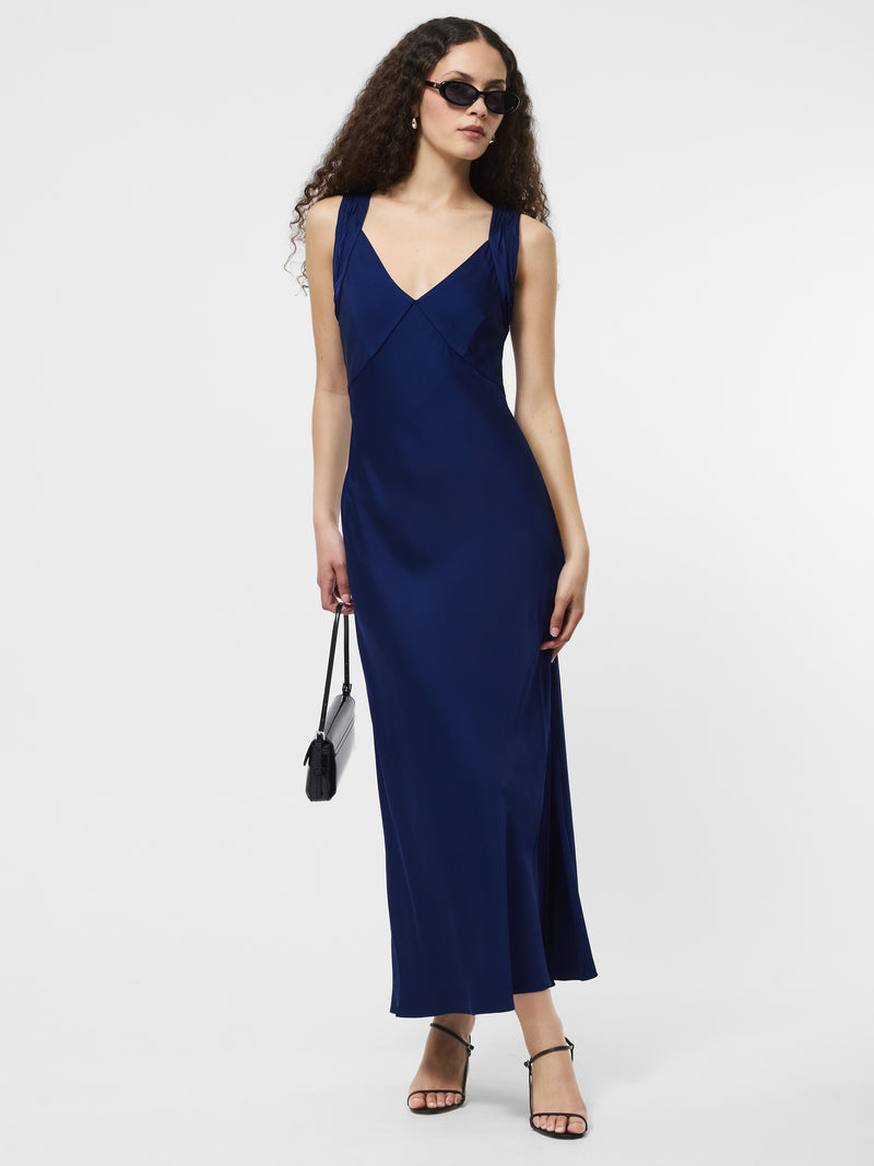 Ennis Satin Midaxi Dress