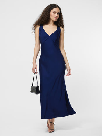 Ennis Satin Midaxi Dress