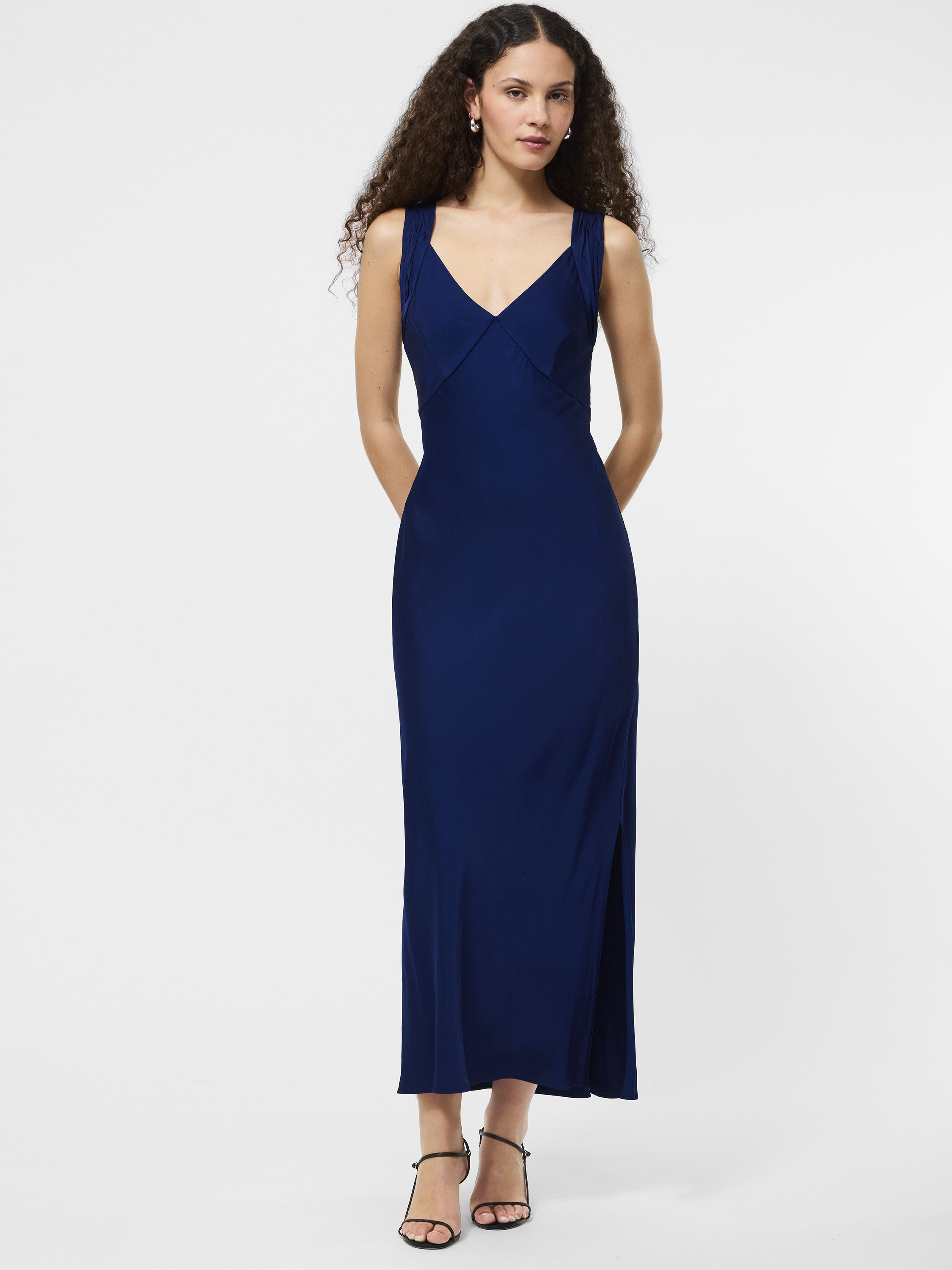 Ennis Satin Midaxi Dress