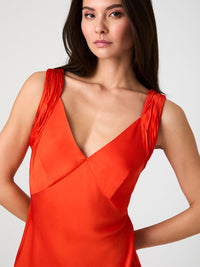 Ennis Satin Midaxi Dress
