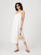 Cotton Square Neck Midi Dress