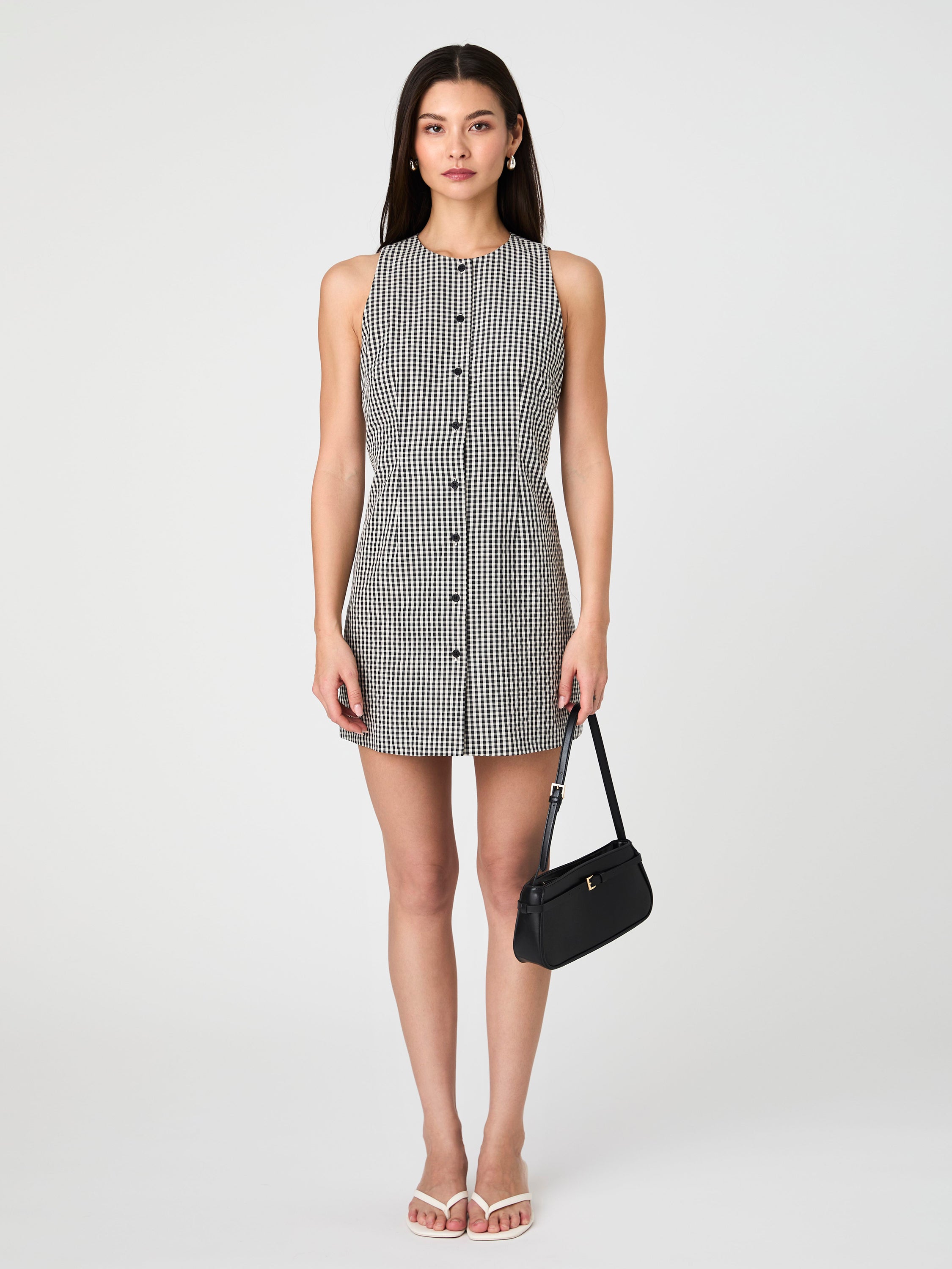 andmary アンドマリー Karen check mini dress S andmary Karen check mini dress, size S, ships today