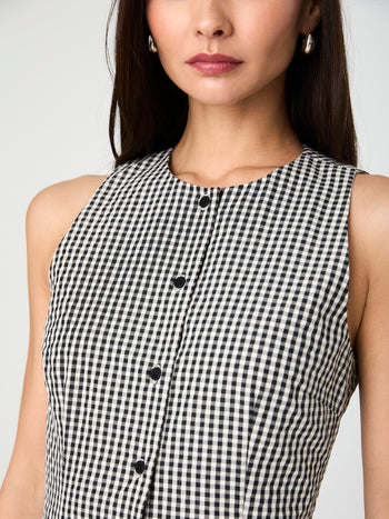 Gingham Mini Dress