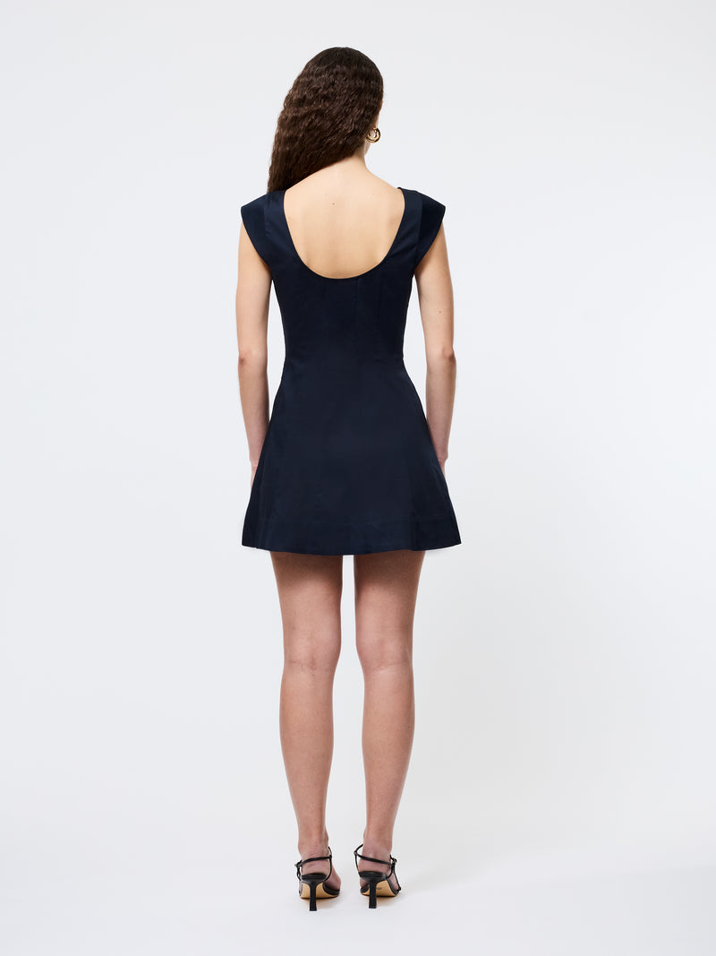 Multi Seam Sateen Dress