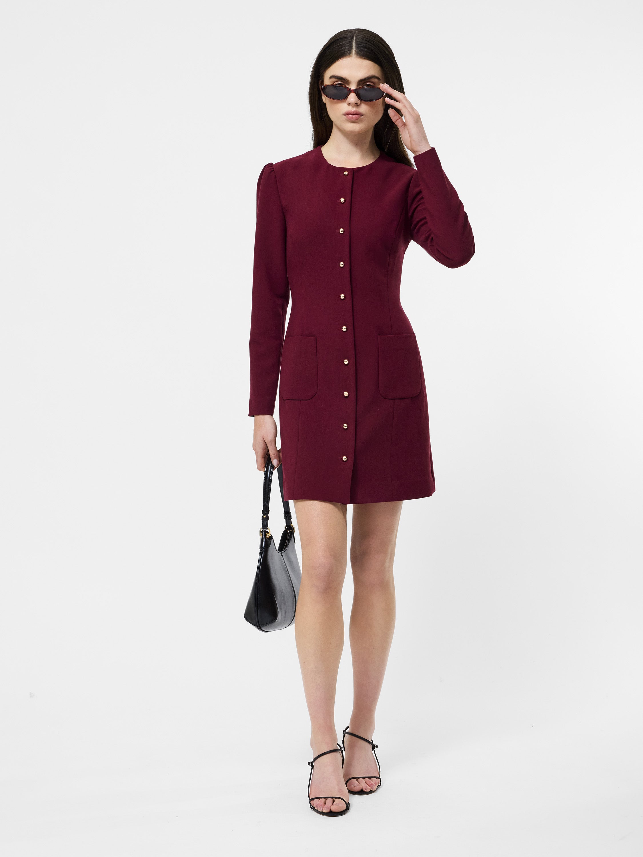 Celie Button Through Dress
