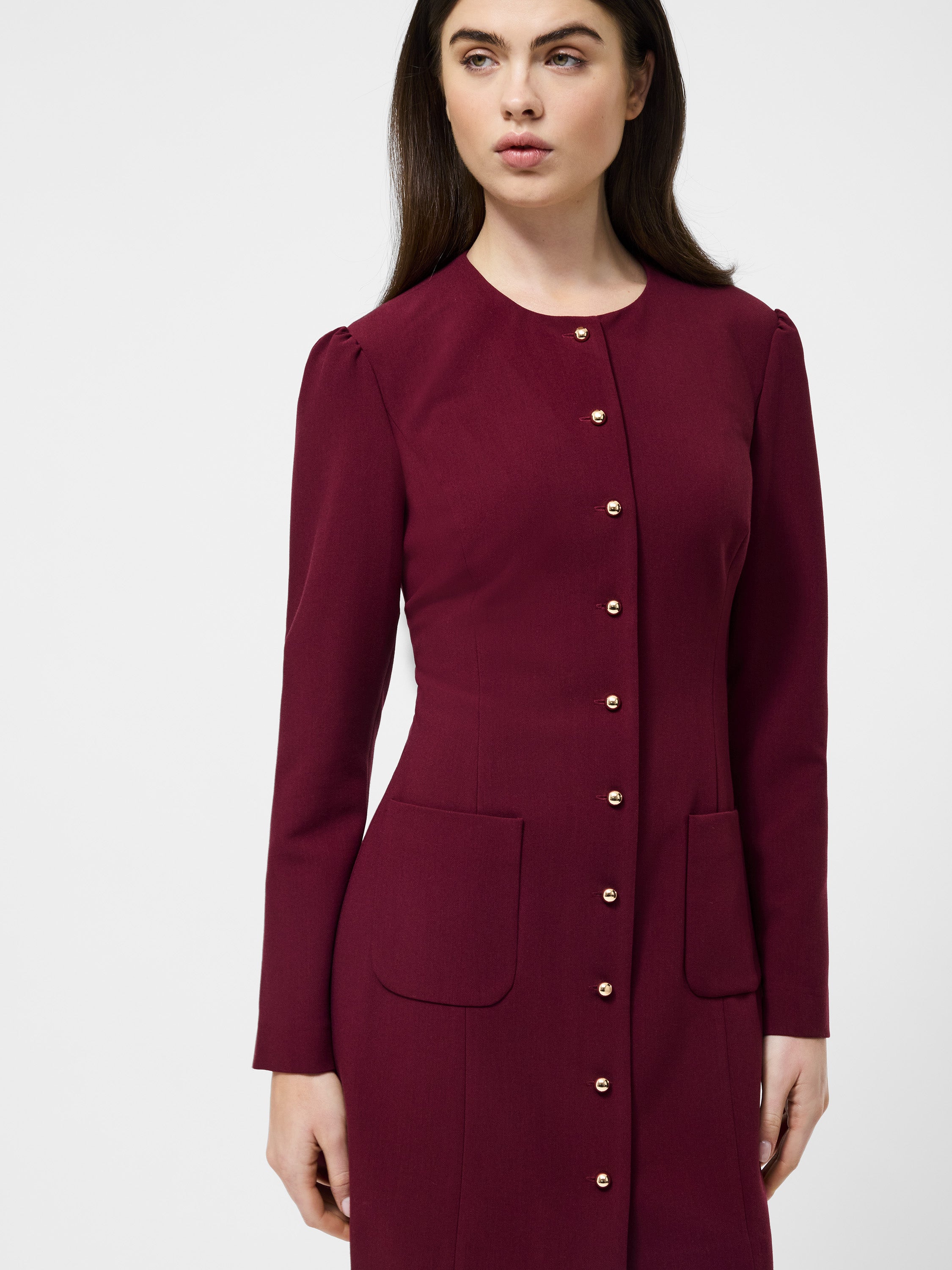 Celie Button Through Dress