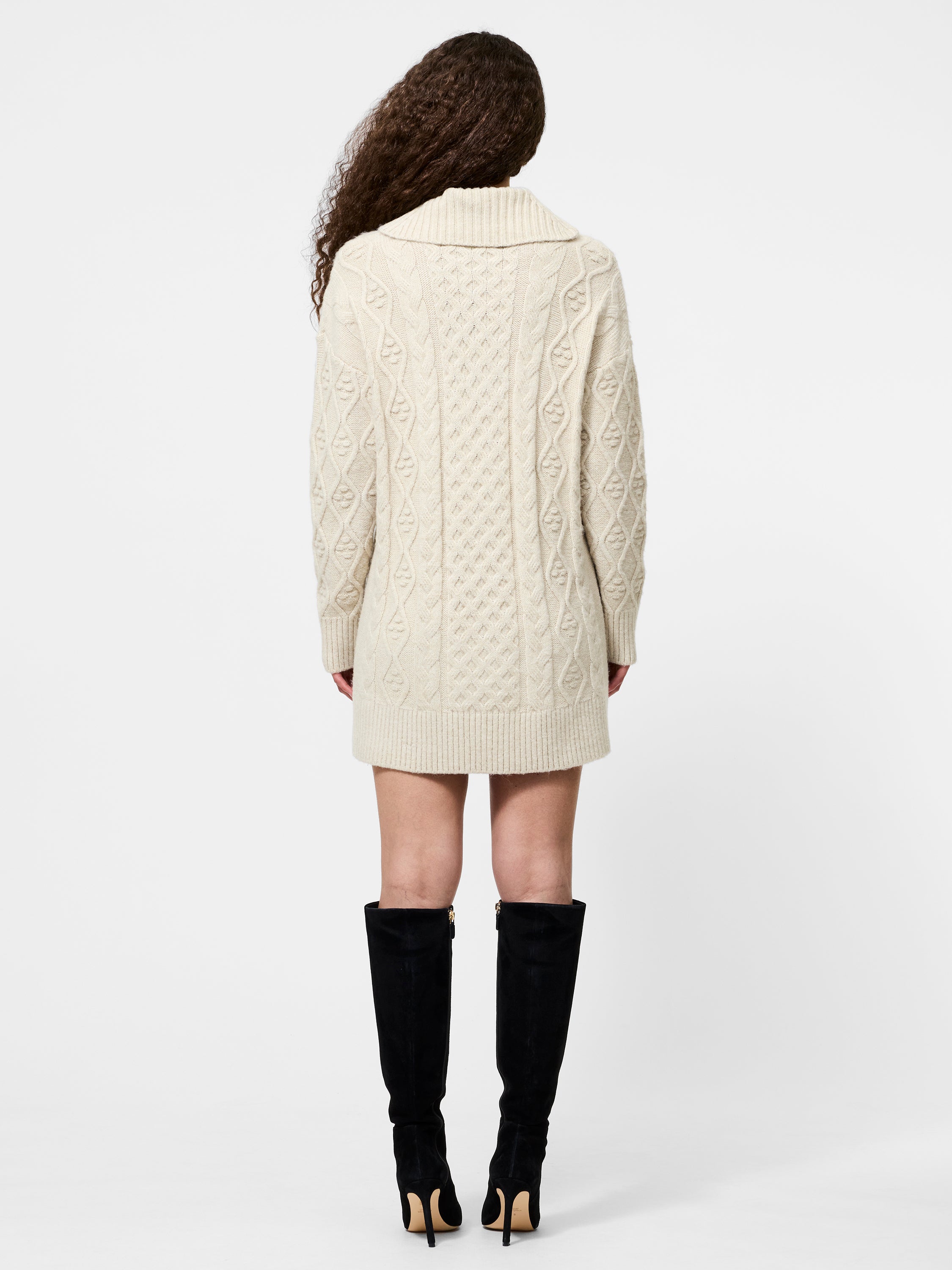 Makira Knit Turtleneck Mini Dress