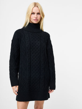 Makira Knit Turtleneck Mini Dress