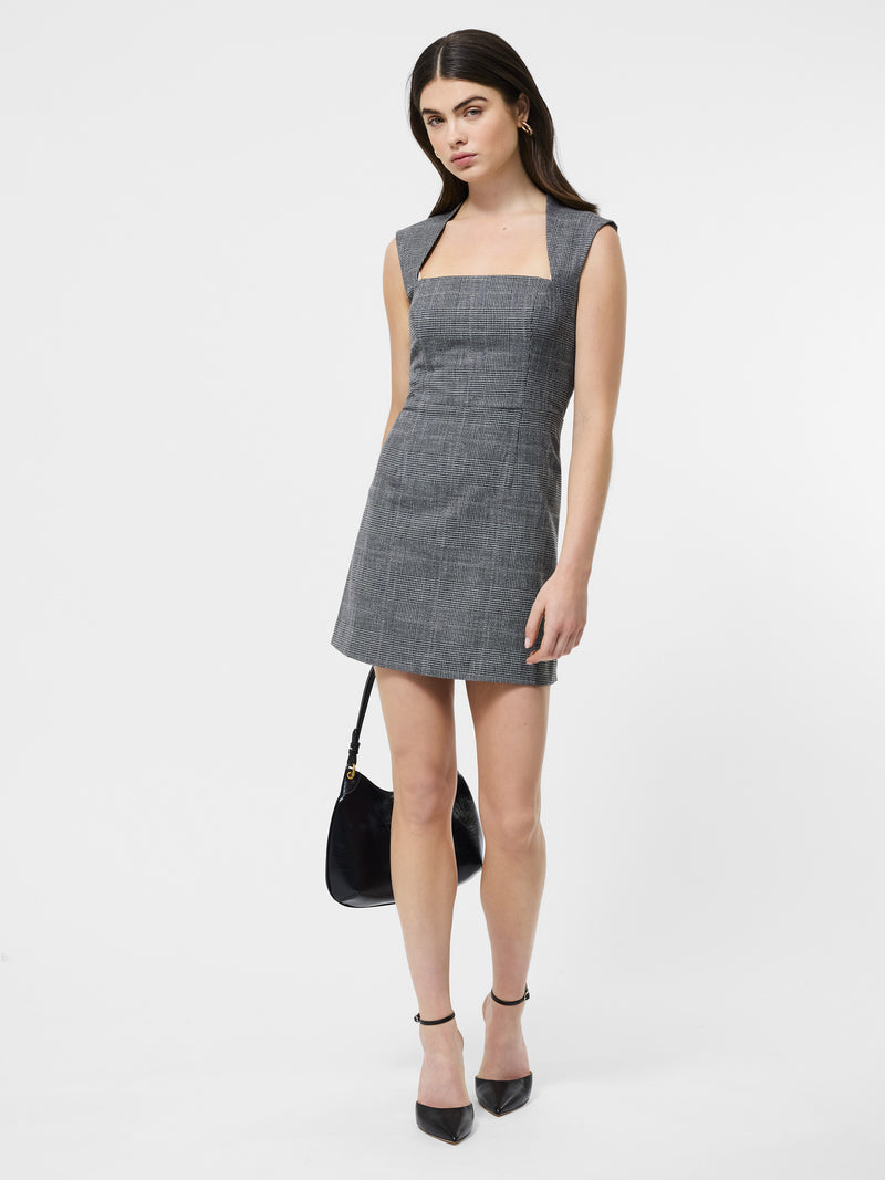 Owen Plaid Suiting Mini Dress