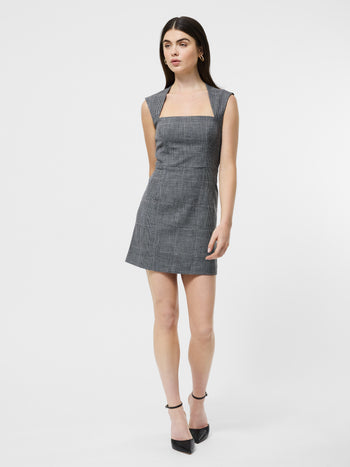 Owen Plaid Suiting Mini Dress