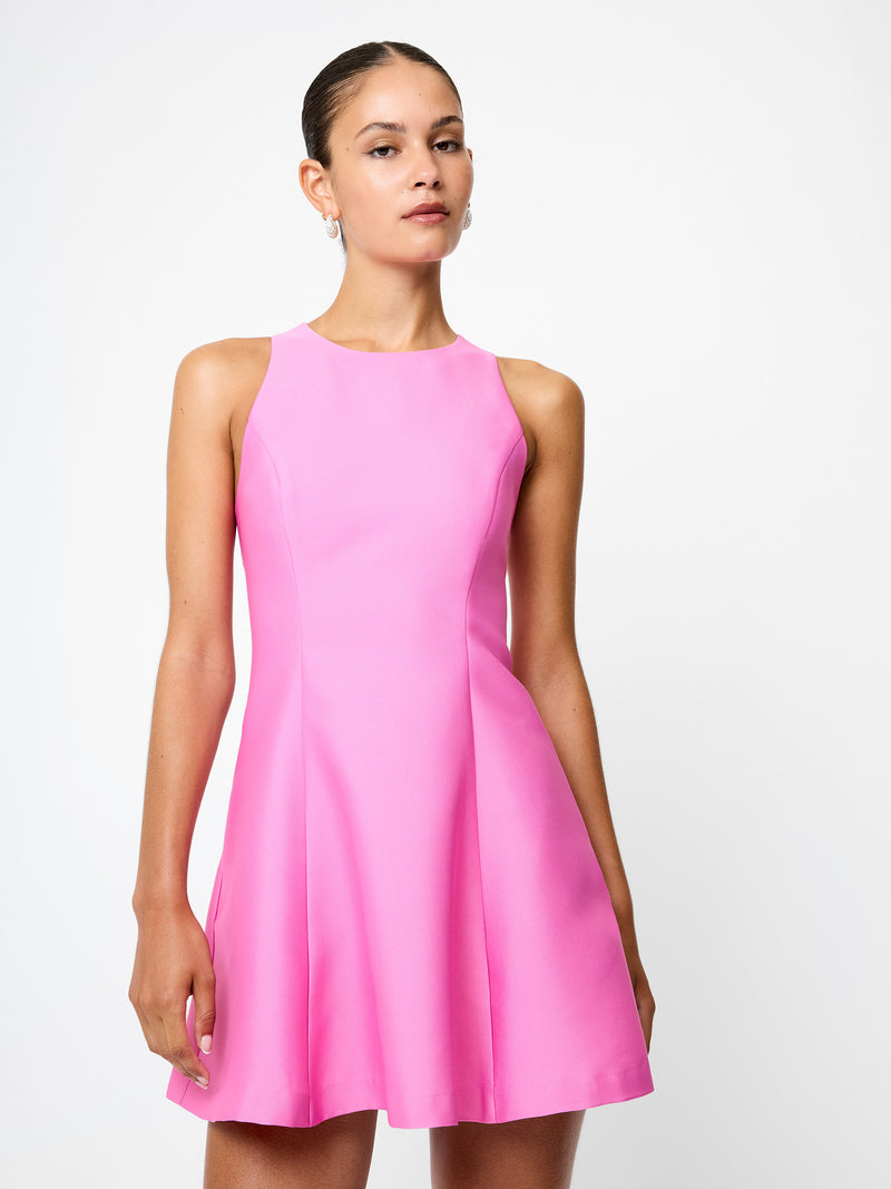 Structured Taffeta Mini Dress