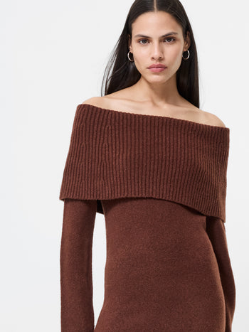 Emilia Knit Off Shoulder Dress