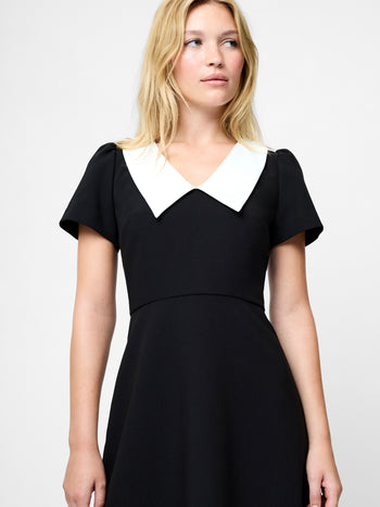 Azra Short Sleeve Collar Dress