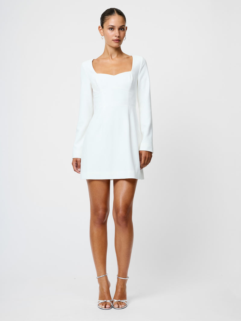 Whisper Sweetheart Long Sleeve Mini Dress