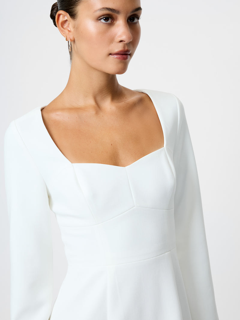 Whisper Sweetheart Long Sleeve Mini Dress