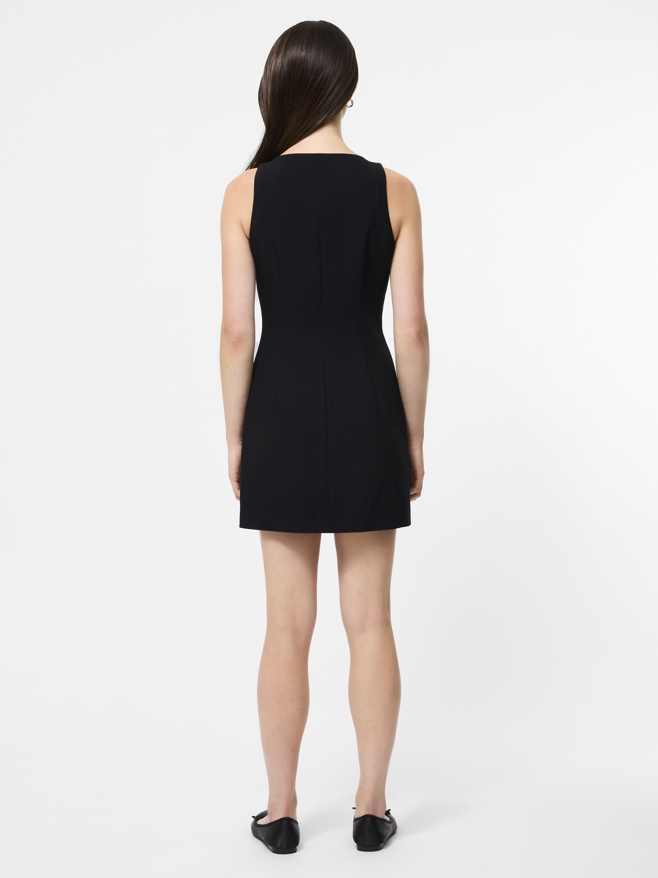 Azra Twill Button Down Mini Dress