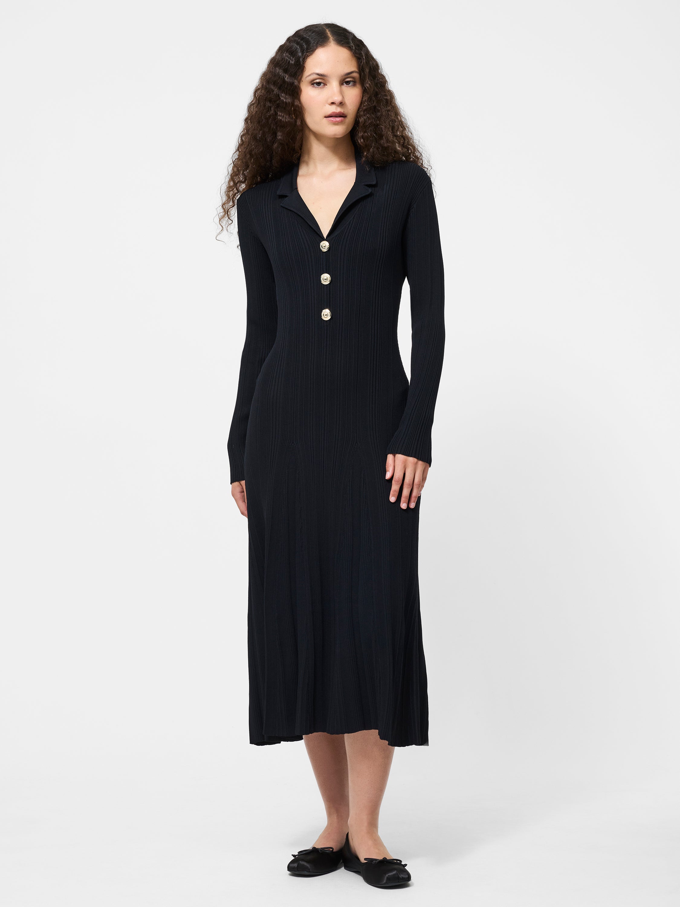 Crinkle Knit Maxi Dress