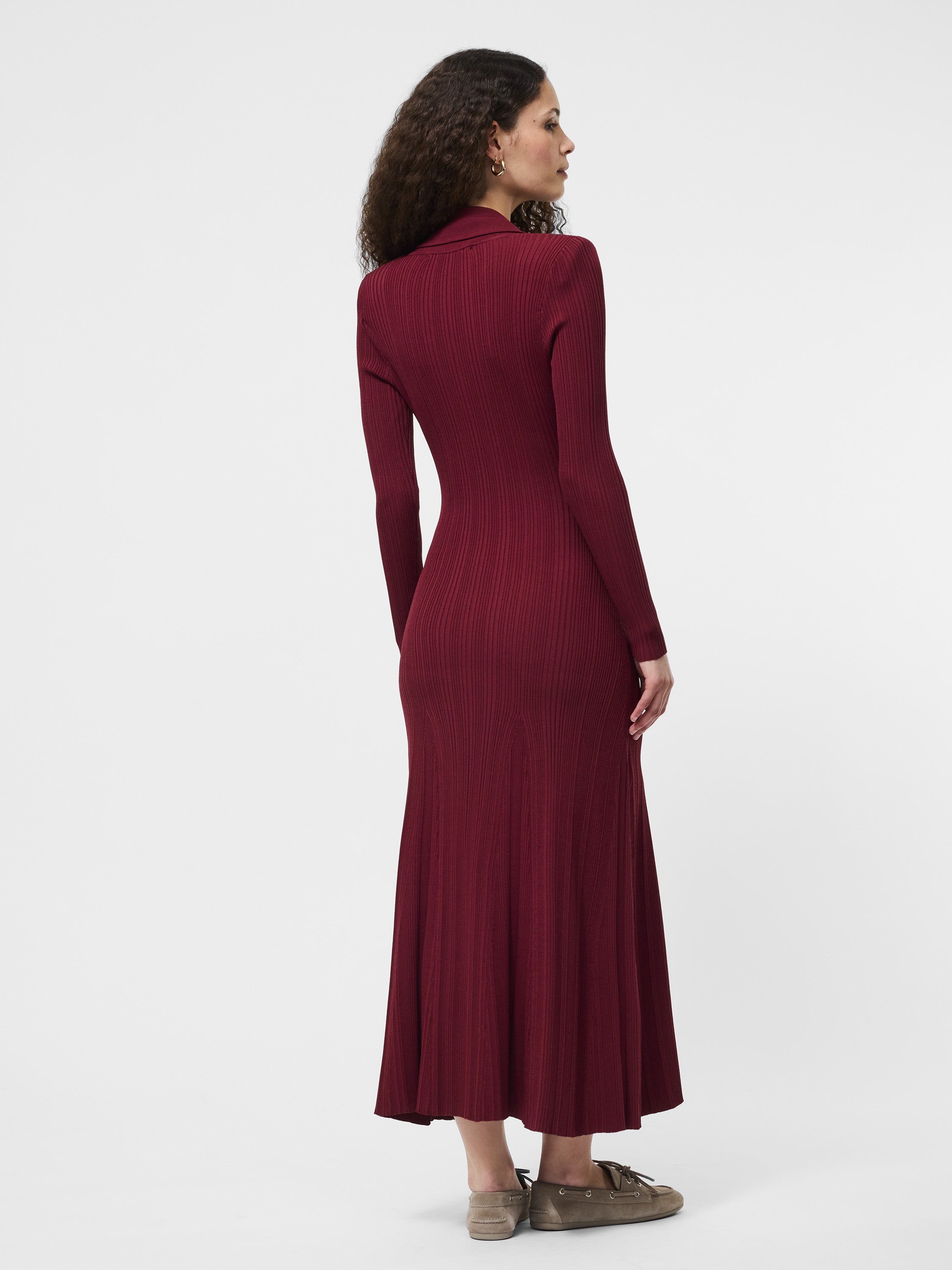 Crinkle Knit Maxi Dress