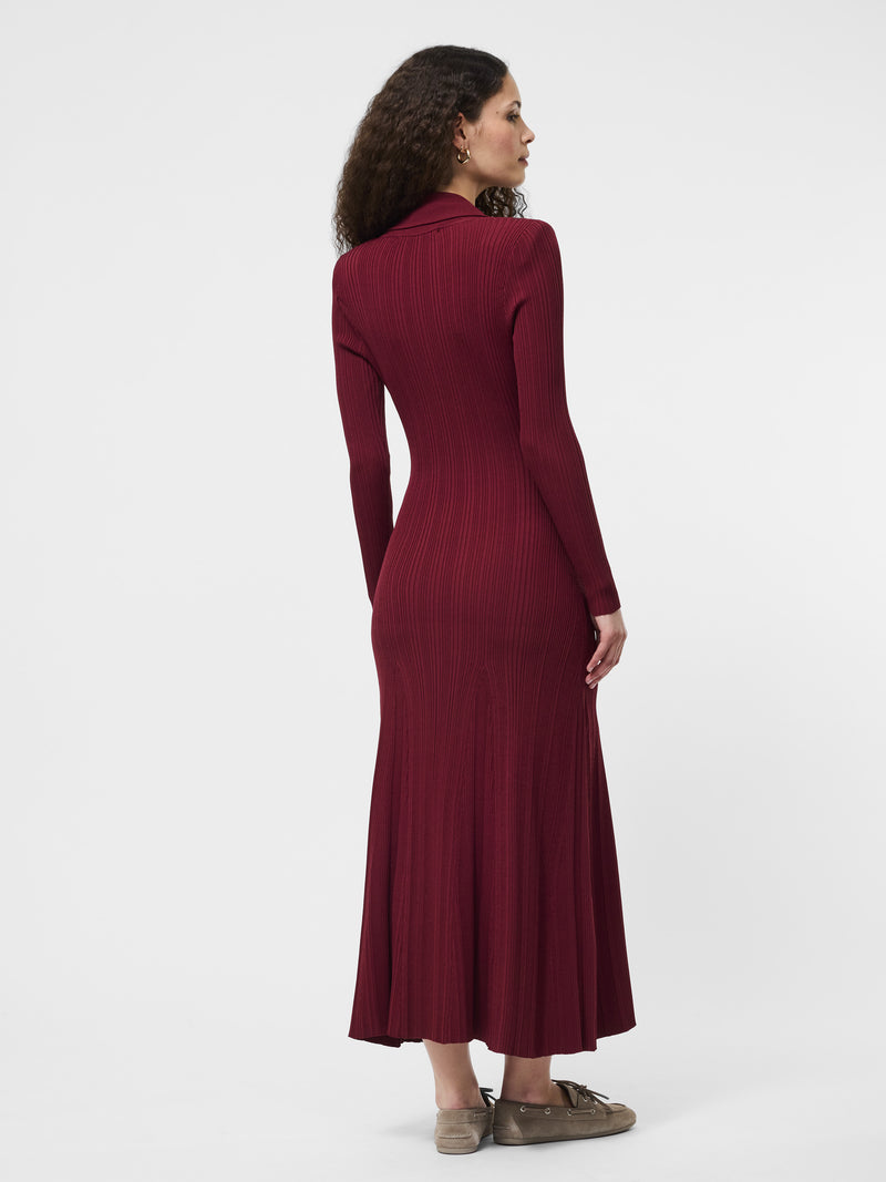 Crinkle Knit Maxi Dress