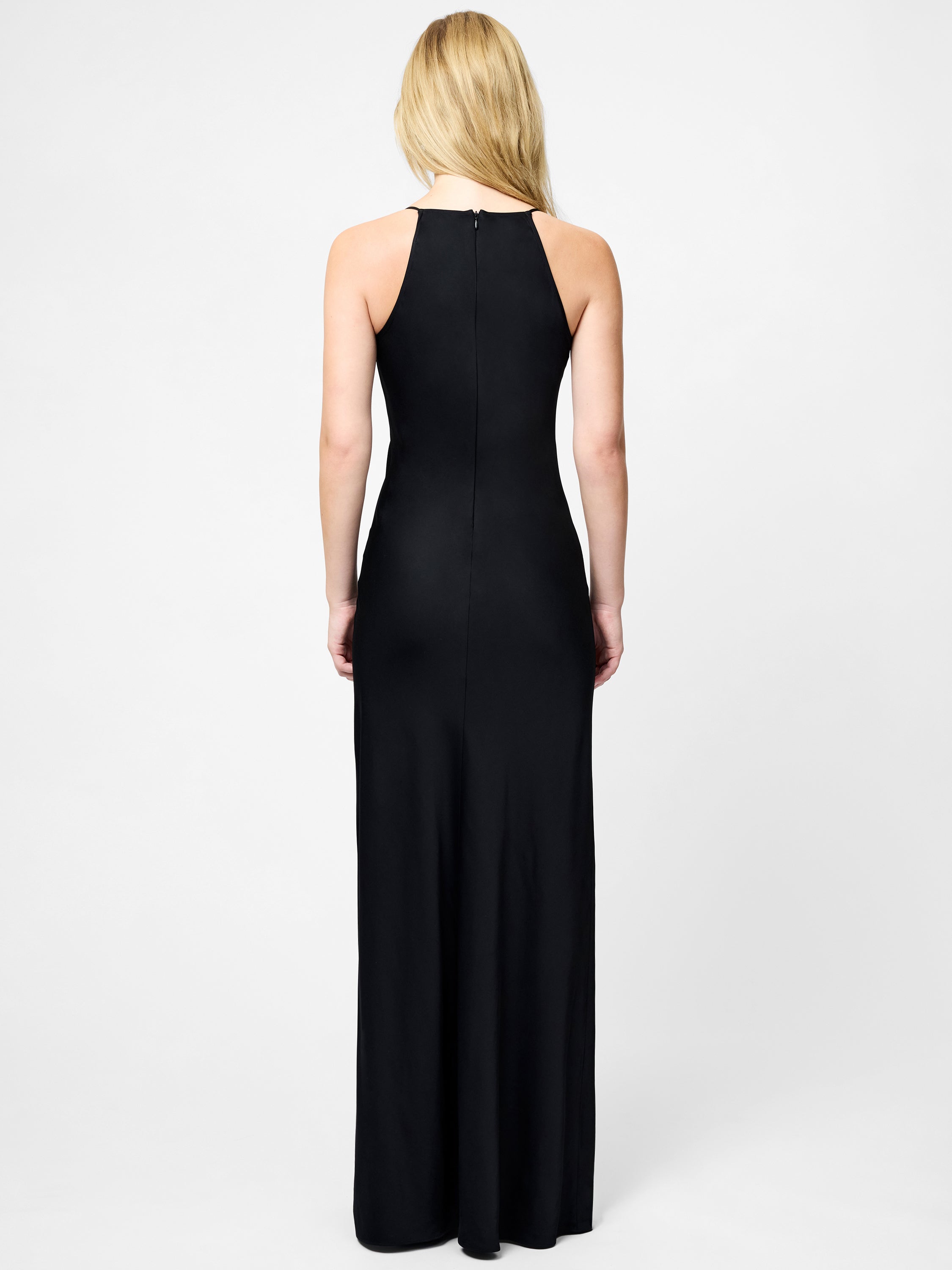 Ennis Satin Cowl Neck Maxi Dress