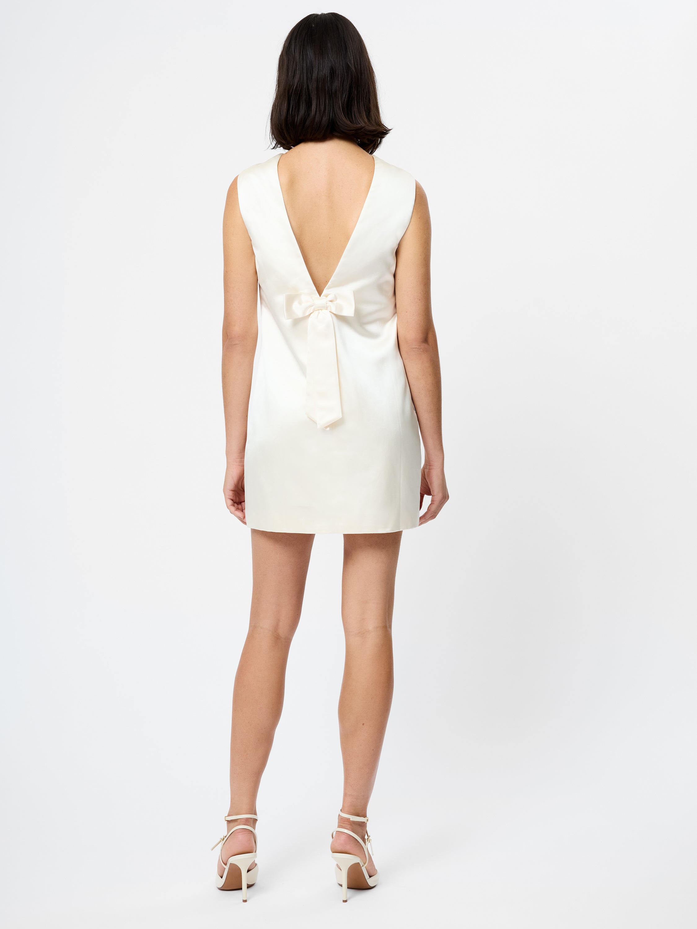 Jaxon Satin Bow Shift Dress