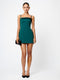 Azra Twill Foldover Mini Dress