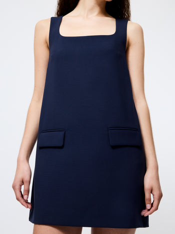 Whisper Square Neck Shift Dress