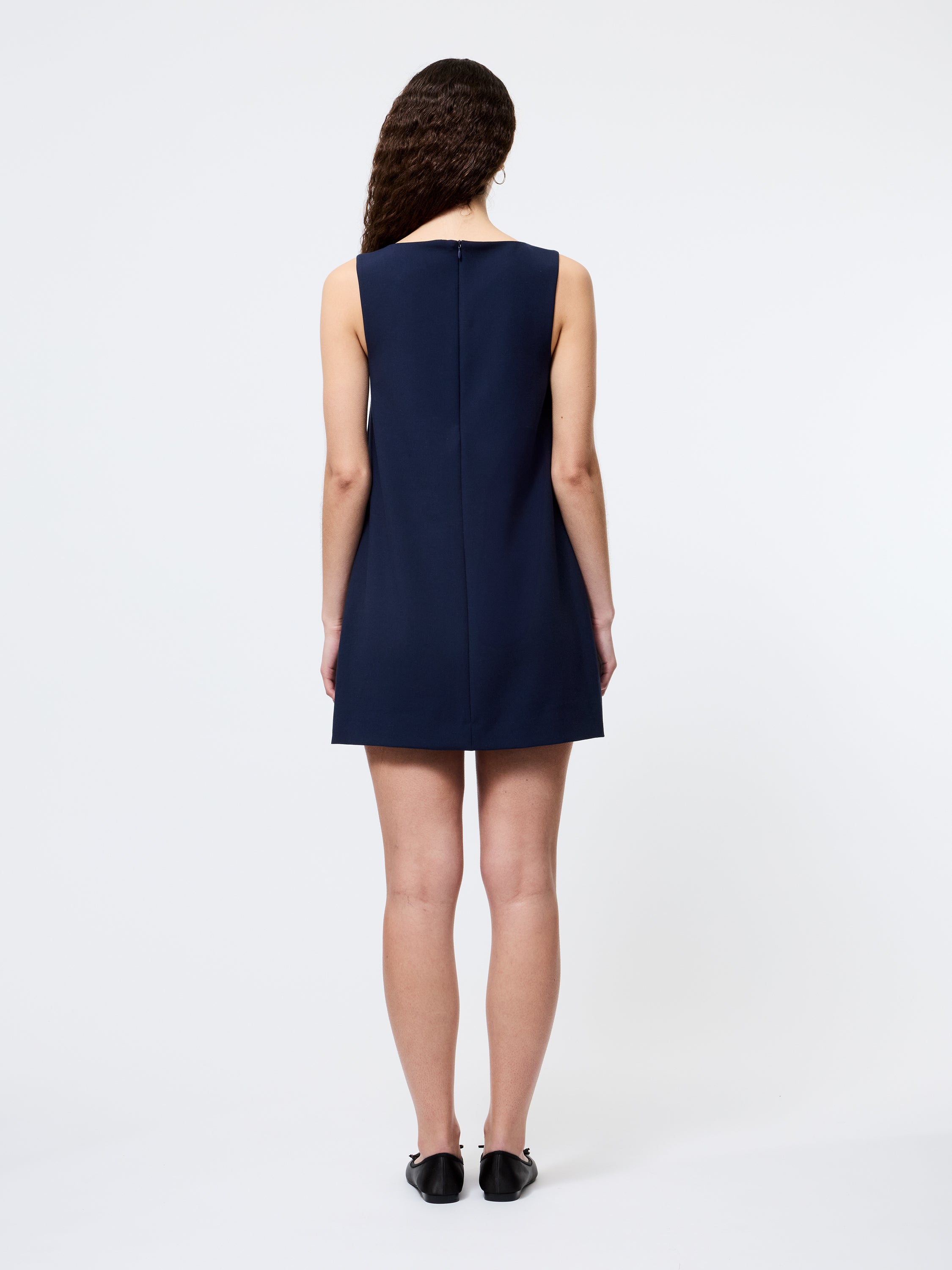 Whisper Square Neck Shift Dress