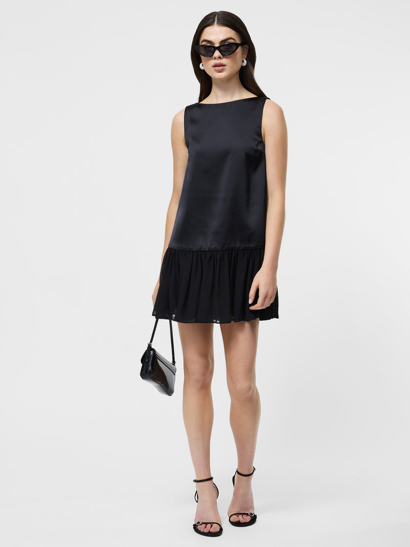 Marina Silky Drop Waist Mini Dress