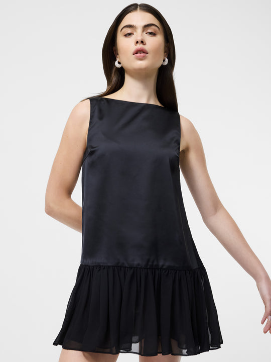 Marina Silky Drop Waist Mini Dress