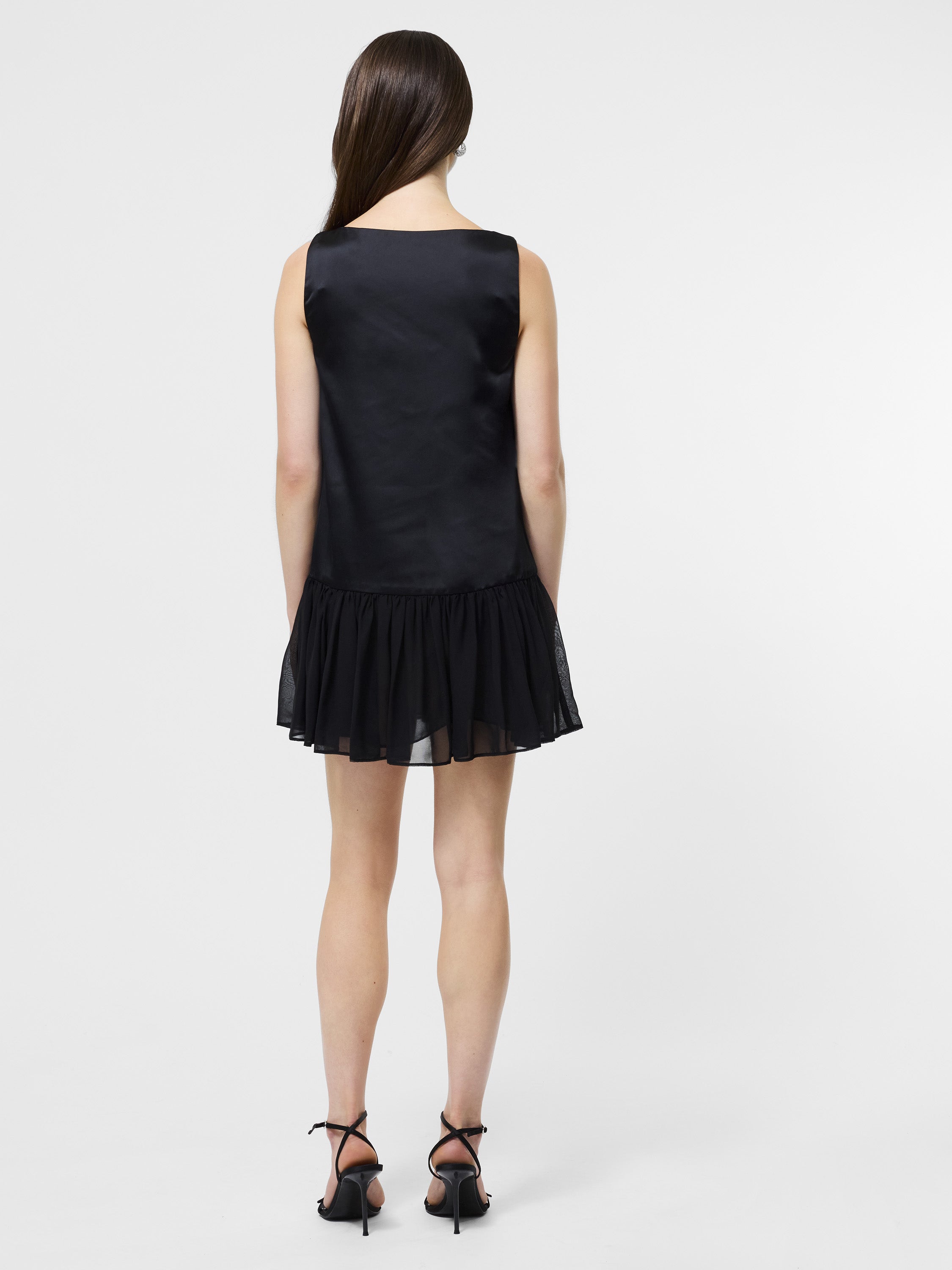 Marina Silky Drop Waist Mini Dress