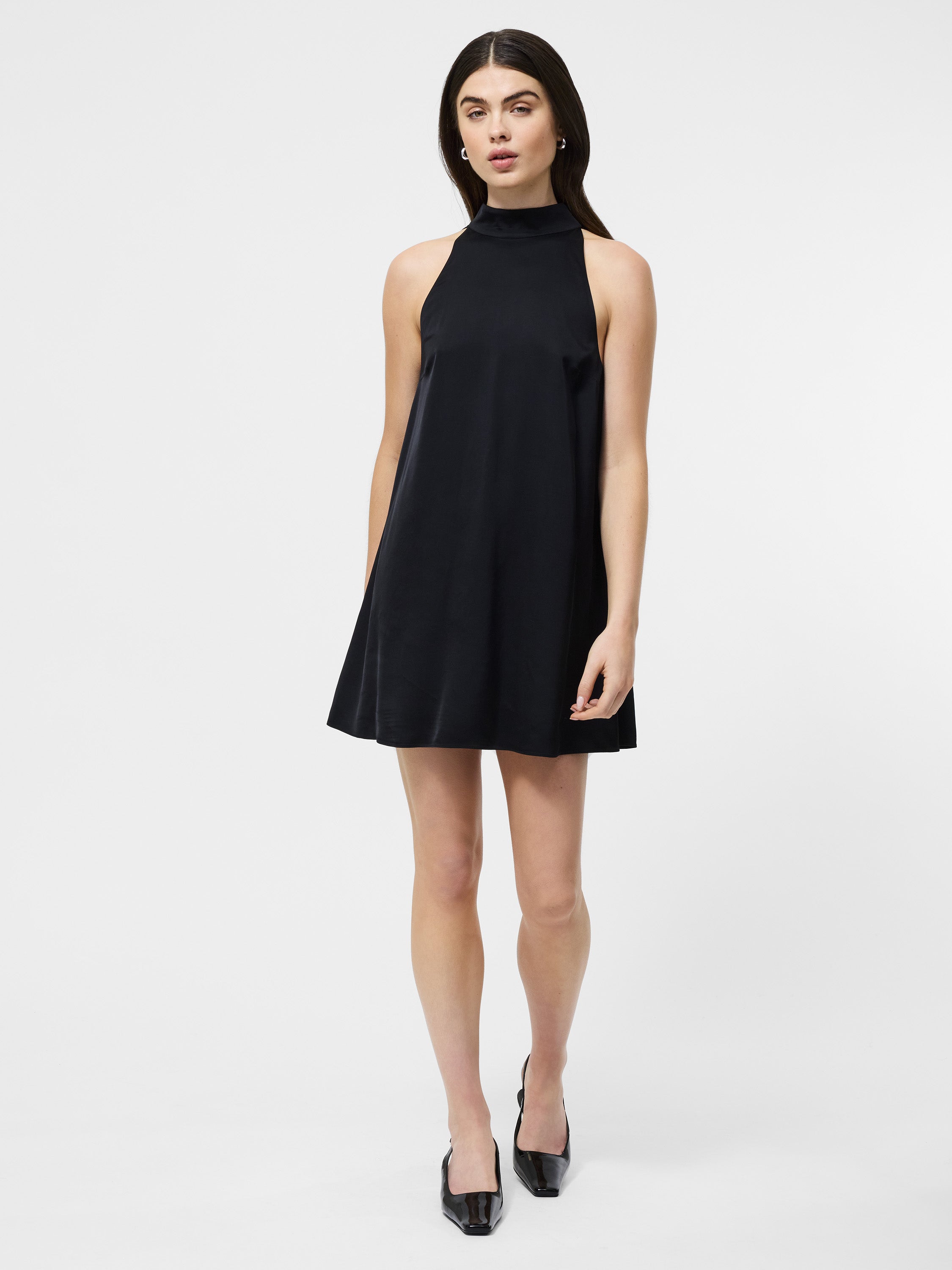 Ennis Satin Babydoll Dress
