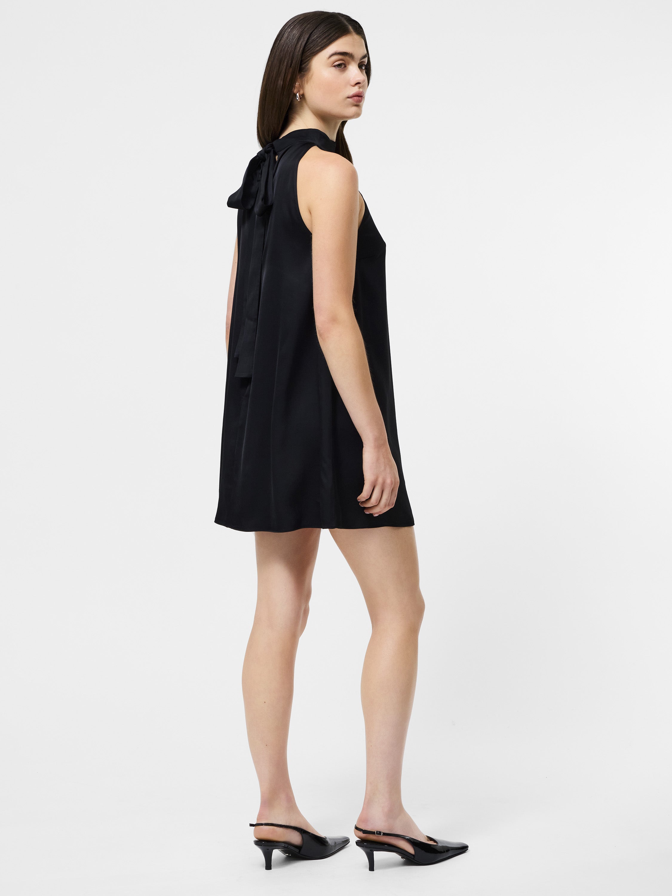 Ennis Satin Babydoll Dress