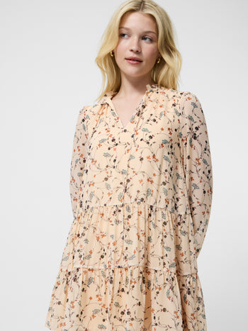 Marina Silky Chiffon Mini Dress