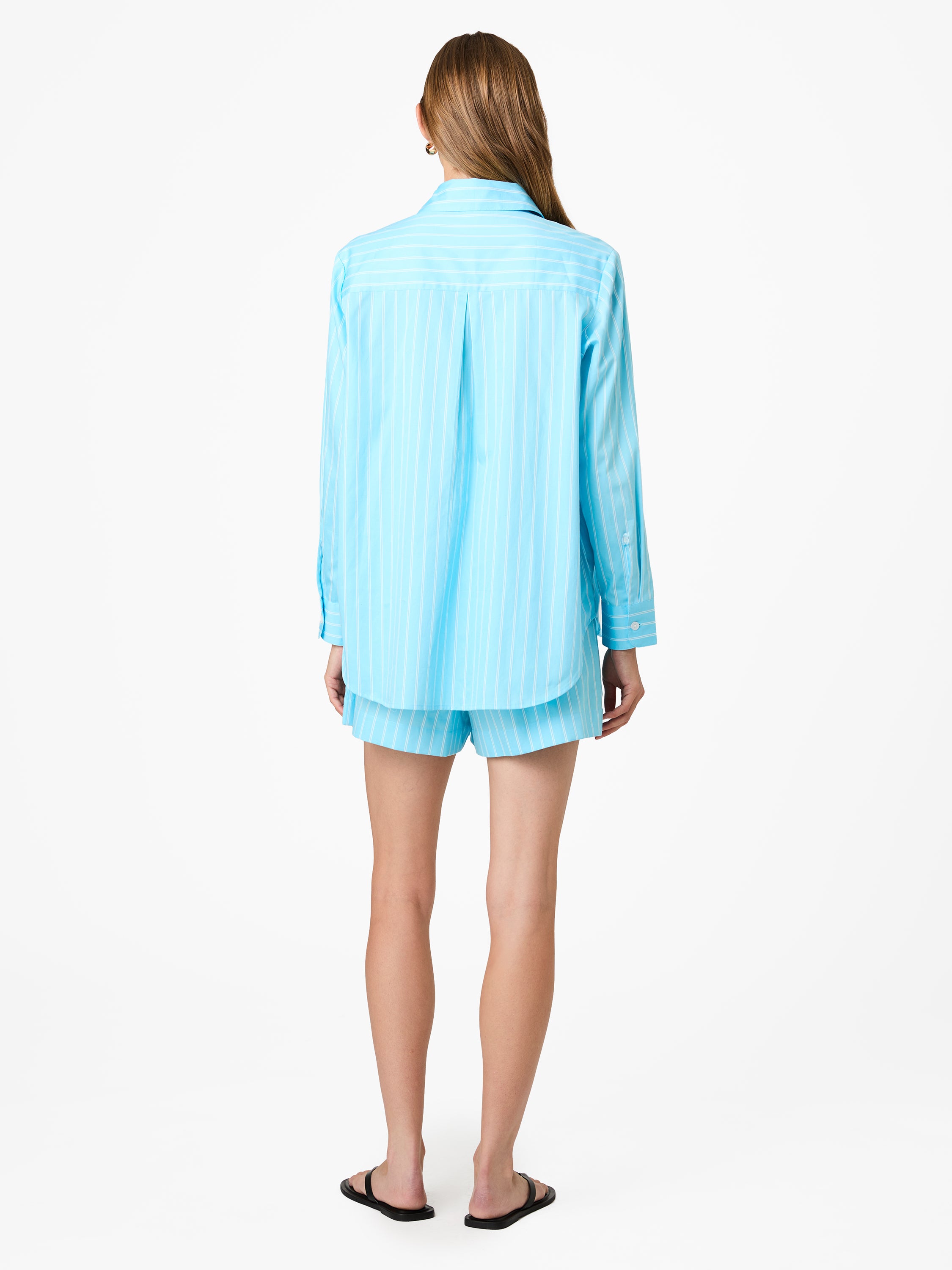ALEXIS POPLIN STRIPE SHIRT VIEW 5 | Sale