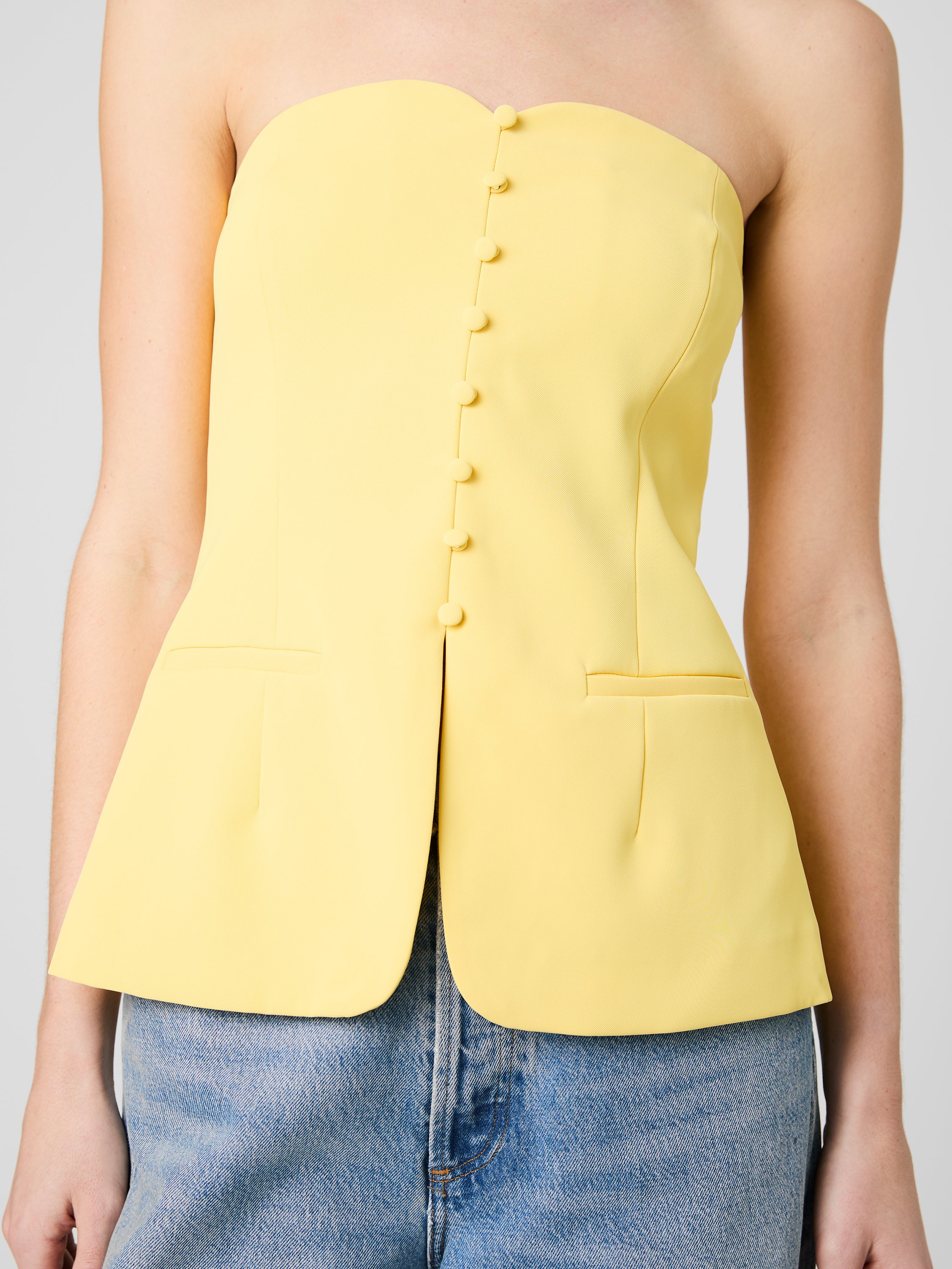 HARRY SUITING STRAPLESS TOP VIEW 3 | Matching Sets