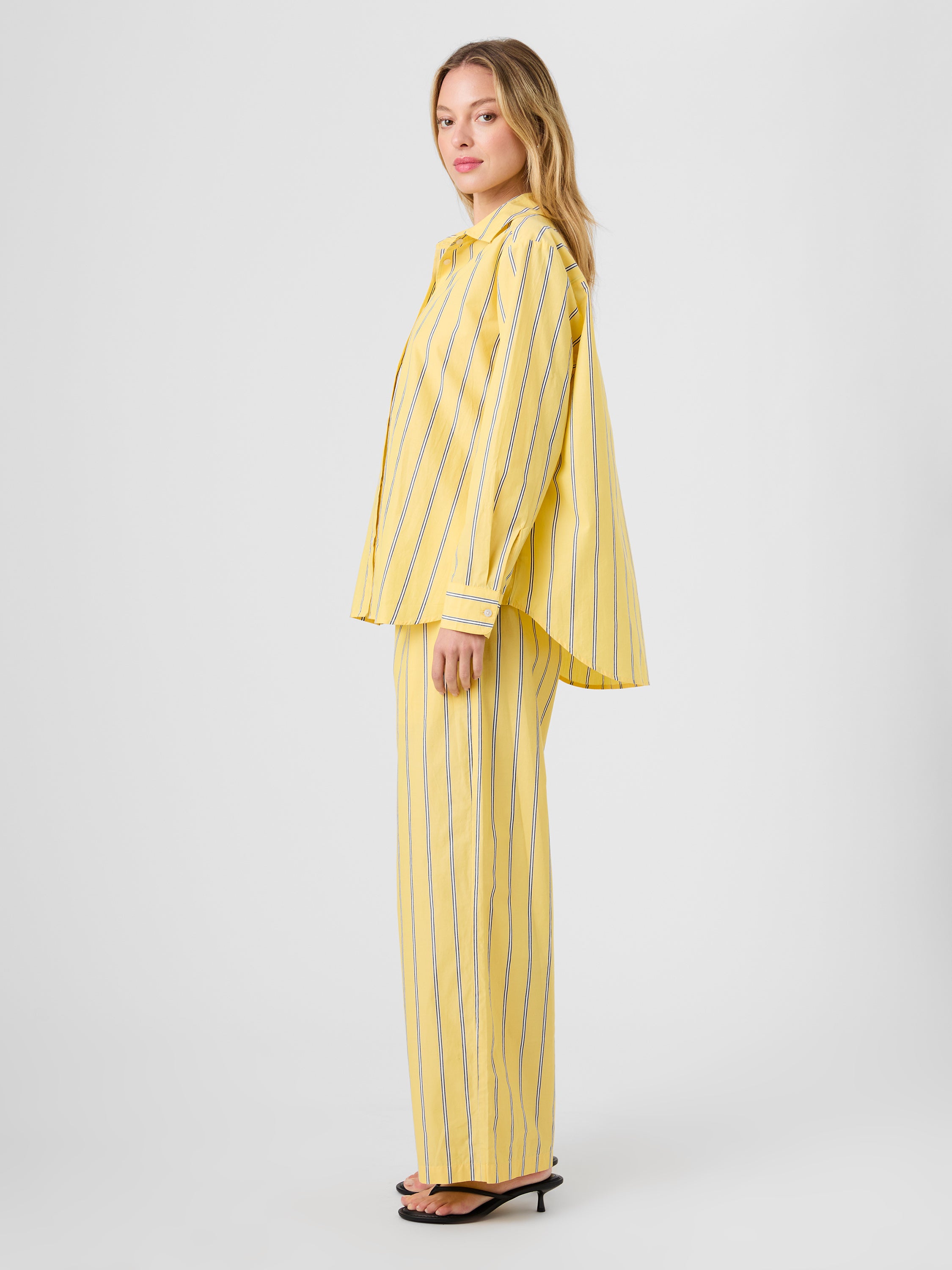 RHODES POPLIN NICO STRIPE SHIRT VIEW 4
