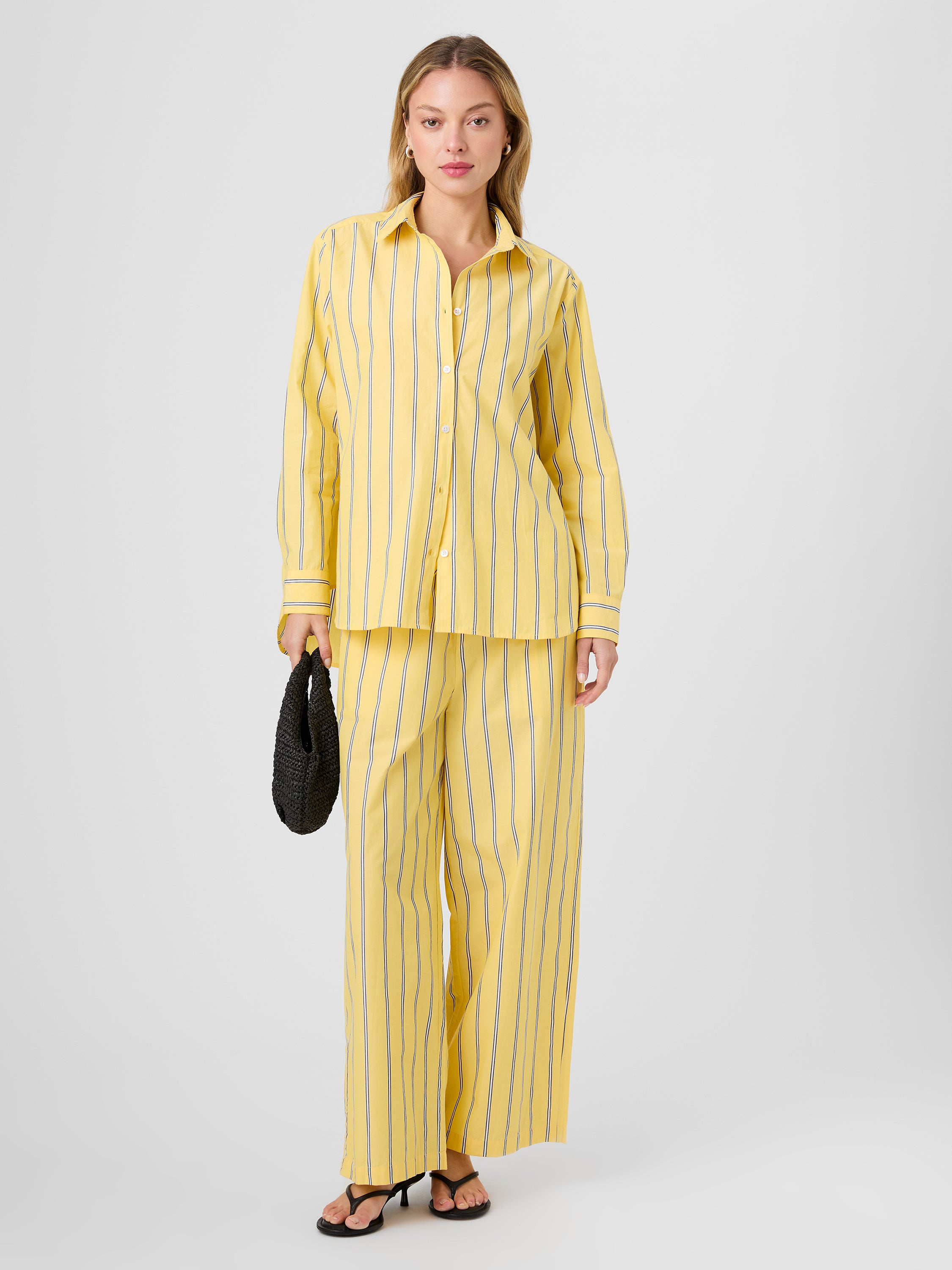 RHODES POPLIN NICO STRIPE SHIRT VIEW 2